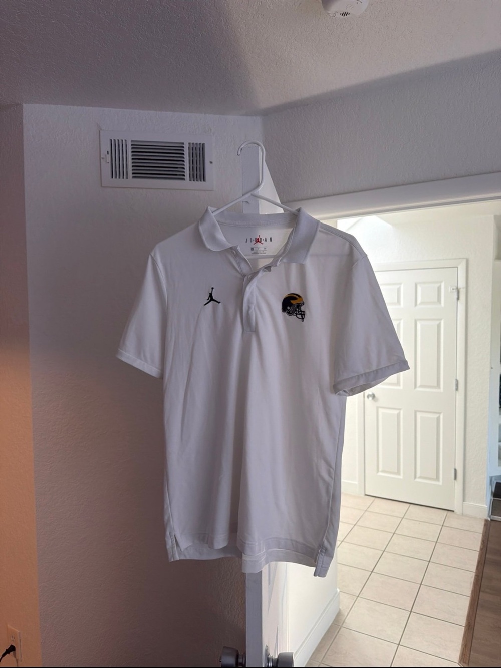 Air Jordan Michigan Wolverines Football Polo
